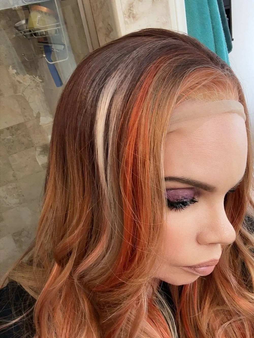 Chelsey smith crowns Vanessa carrot cake wig